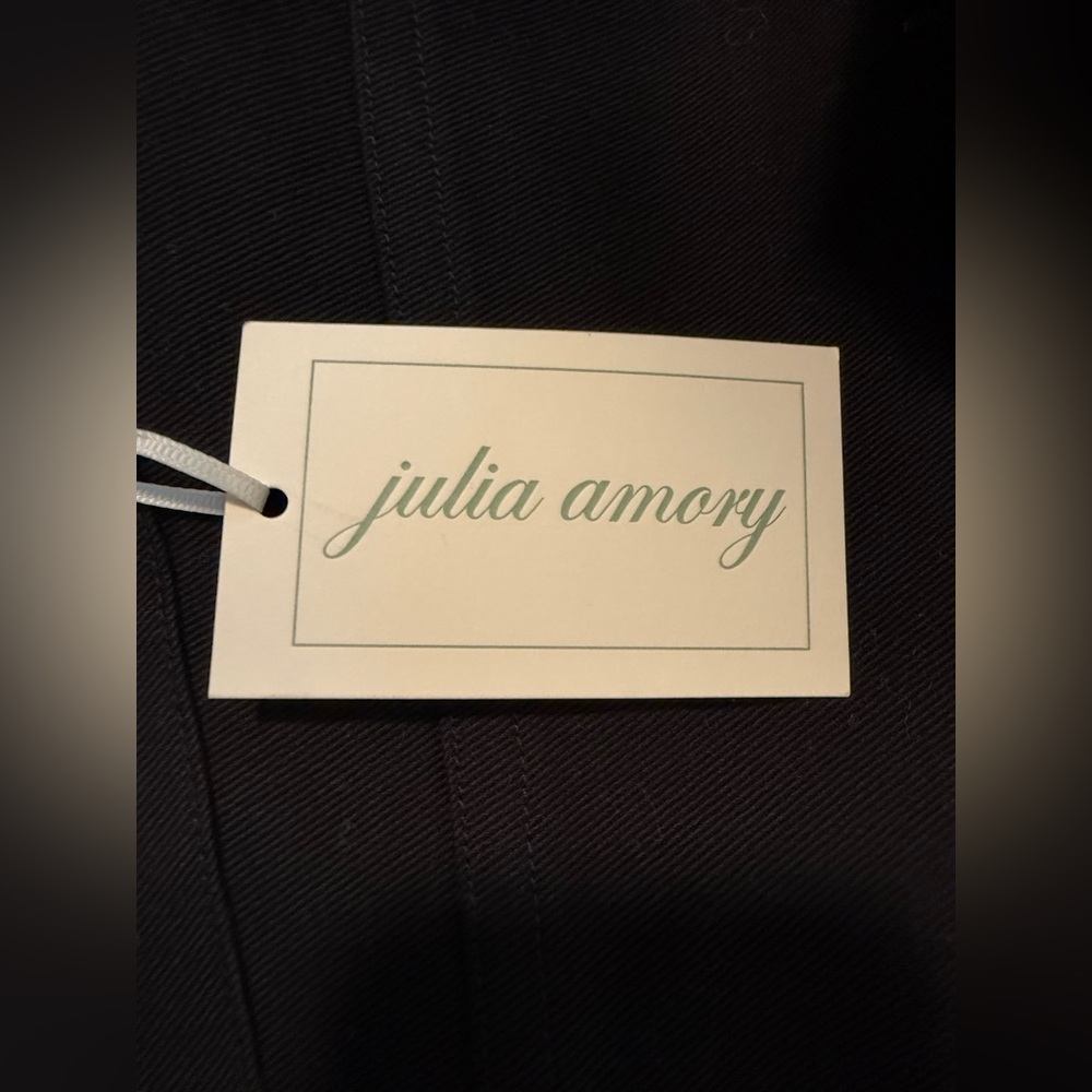 NWT Julia Amory Bell Pant Twill in Black, Size Large - Picture 12 of 14